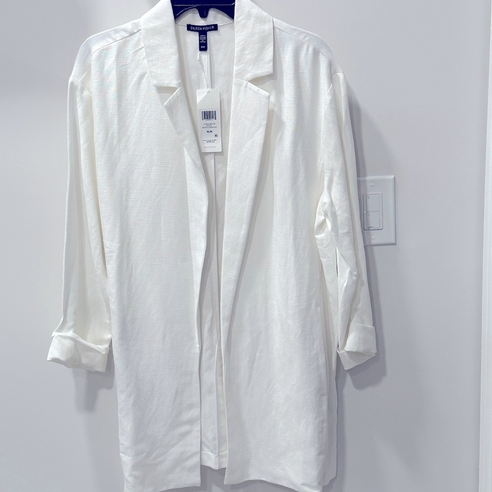 White Linen Jacket
